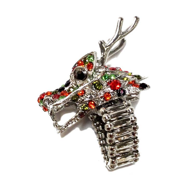 Dragon Head Stretch Ring#60-2556 for wholesale by Astoria Gift Corporation