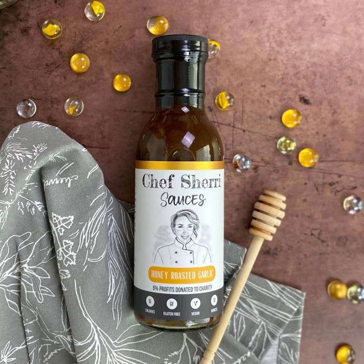Honey Roasted Garlic for wholesale by Chef Sherri Sauces