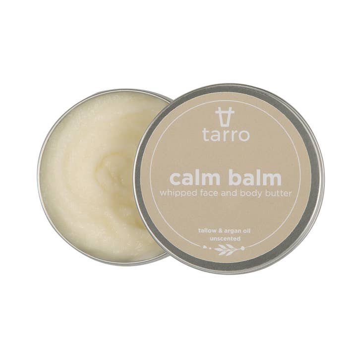Calm Balm Tallow and Argan Oil for wholesale by Tarro Skincare