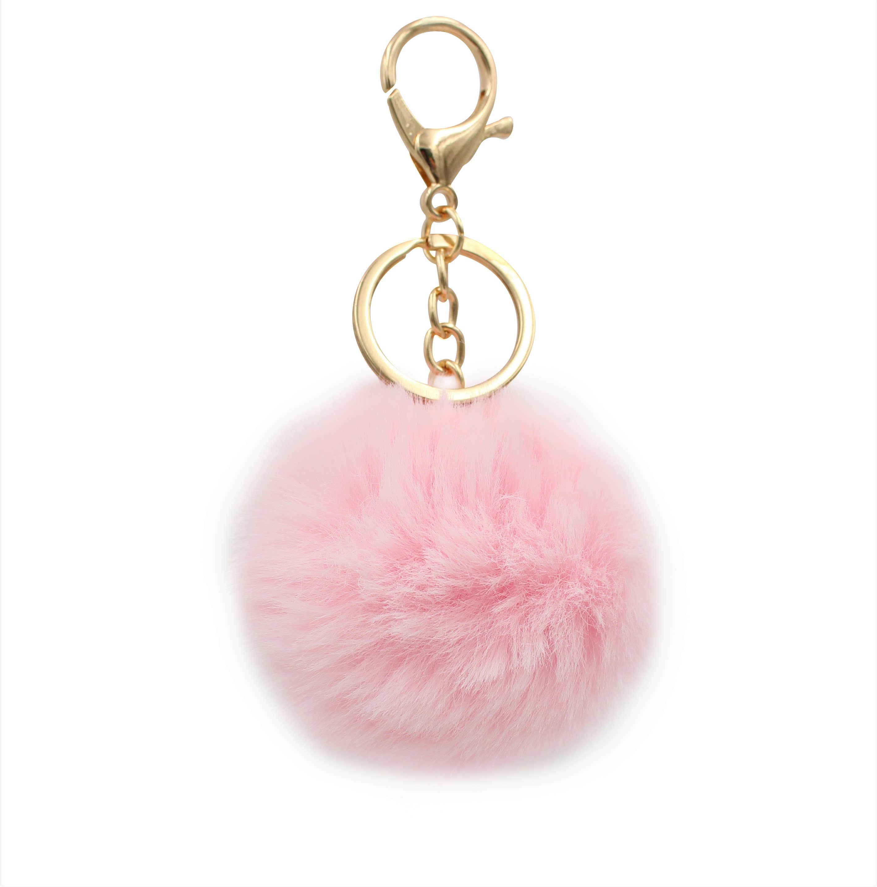Real Sic – wholesale Keychain – Unisex – Cute Colorful Pom Pom Key chain - Fuzzy Key chain3