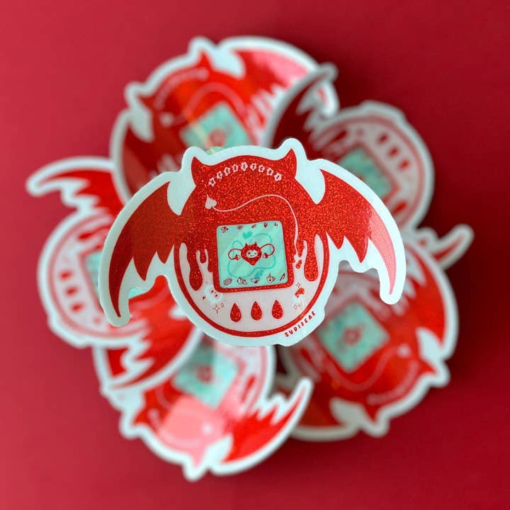 Uteritchi Vinyl Holo Sticker for wholesale by SudiBear