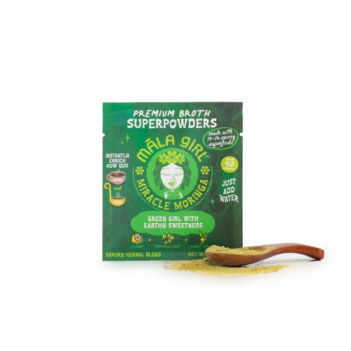 māla girl - Wholesale Broth - Superfood Broth Powder + Instant Soup Base with Moringa1