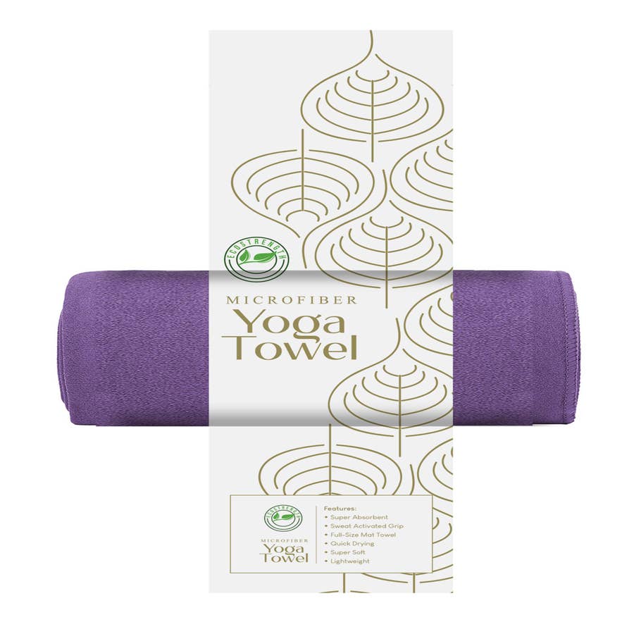 Yoga Design Lab YDL Yoga Hand Towel - Ultra-Grippy, Moisture