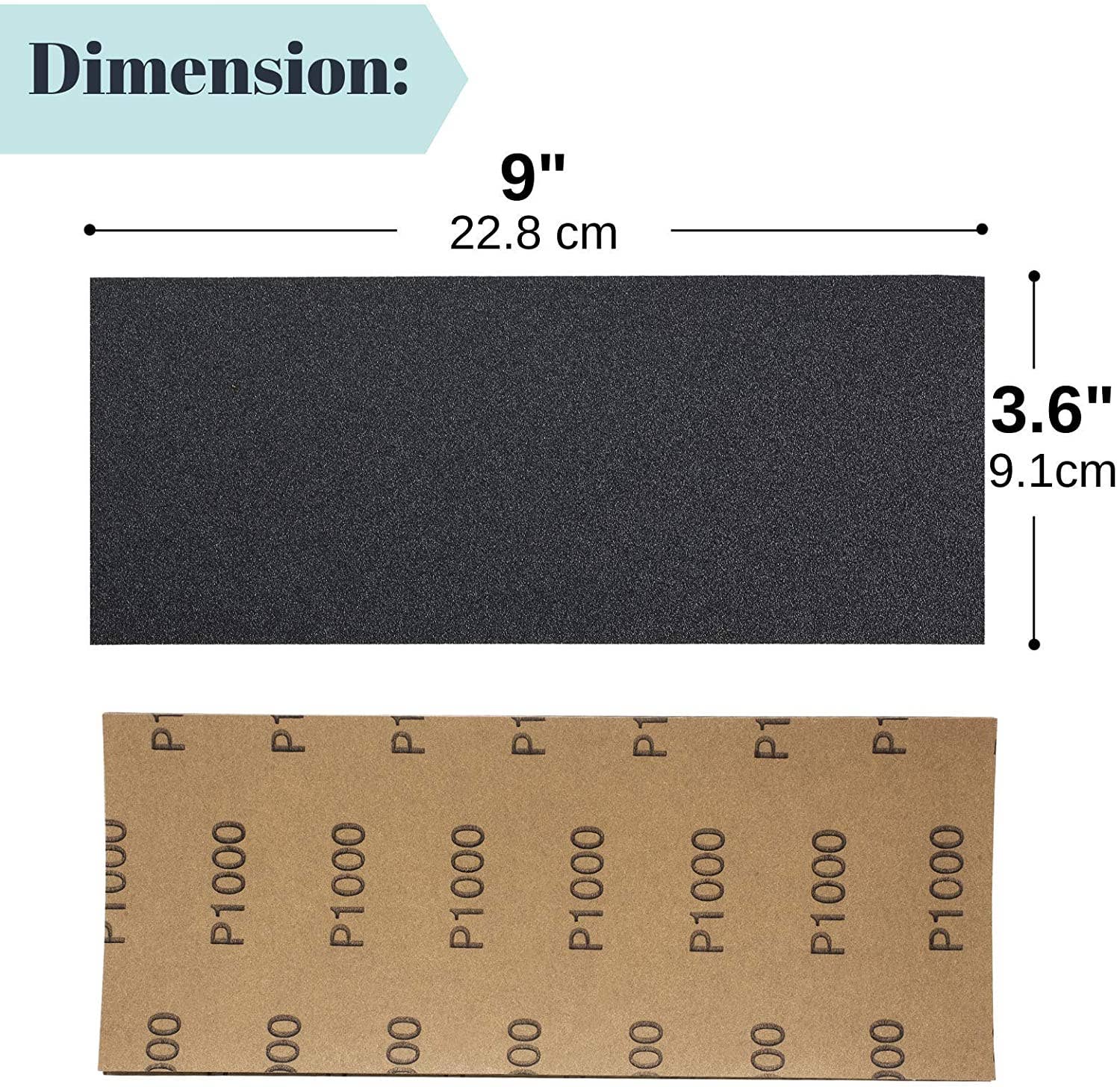 Bates Choice - Wholesale Sandpaper/Pad - Bates- Sandpaper, 18 Pack, Assorted Grit2