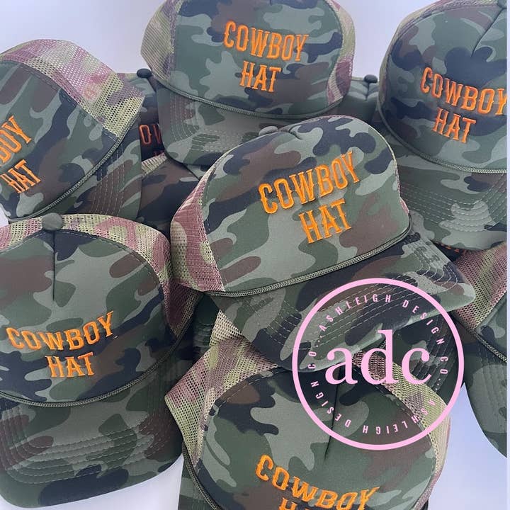 CHAPÉU DE COWBOY Chapéu Caminhoneiro por atacado de AshleighDesignCo