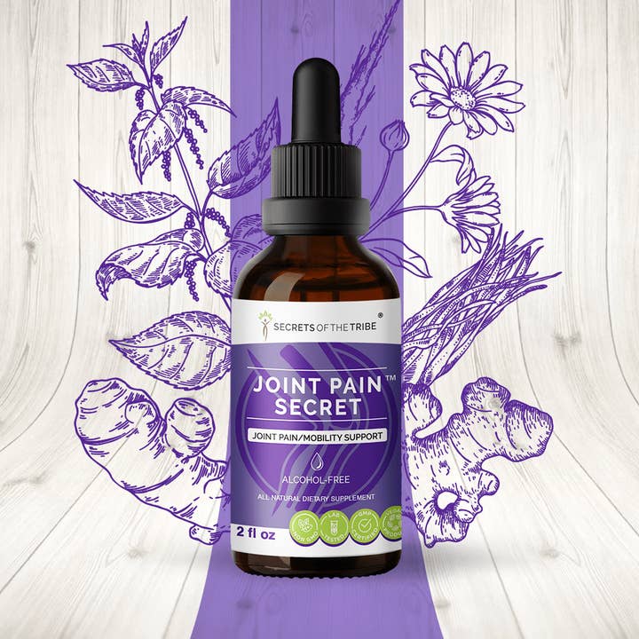 Secret des douleurs articulaires. Douleurs articulaires/soutien à la mobilité pour la vente par Secrets Of The Tribe