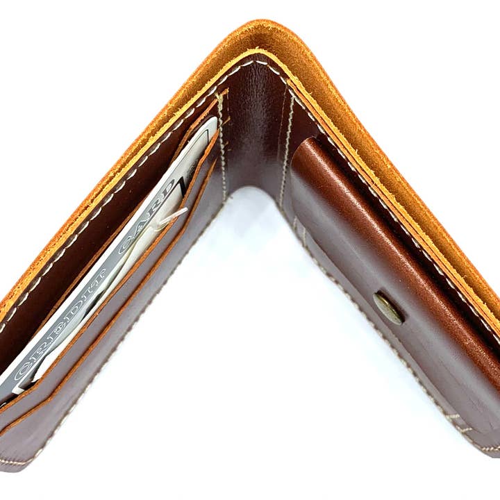 HAARLEM - Wholesale Wallet - Men’s - HAARLEM Men KUZE 22472 Leather Wallet Brown4