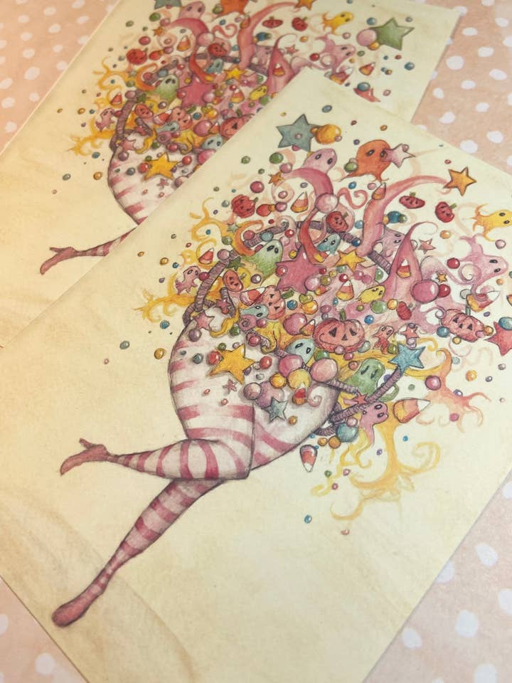 Impression de chaudron d'Halloween, décoration d'Halloween, impression d'art d'Halloween, décoration murale tendance d'Halloween pour la vente par Melissa the Artist