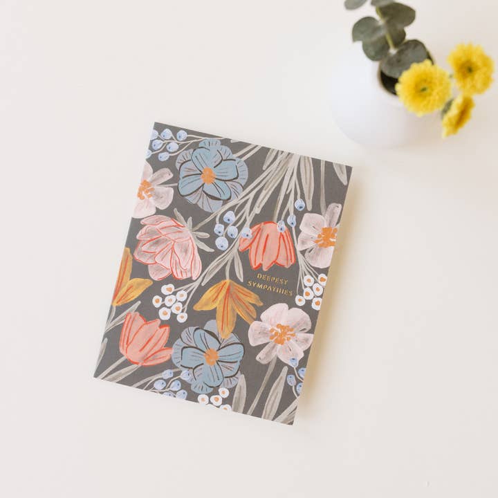 Ramona & Ruth - Wholesale Sympathy Card - Sympathy Bouquet Card