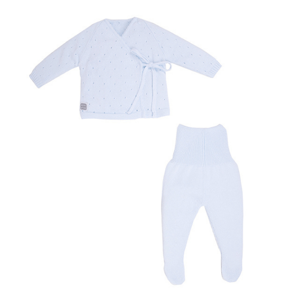 Heavenly Baby Set Aire Celeste 100% Cotton for wholesale on Faire2