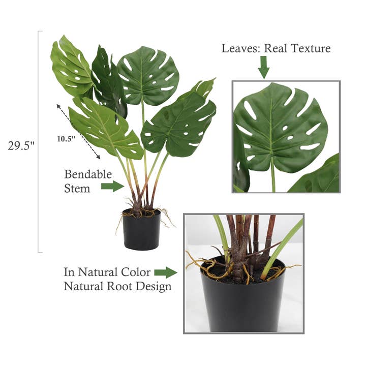 Angel Isabella - Wholesale Artificial plant - Ultra Realistic Top quality Monstera Artificial Plant6