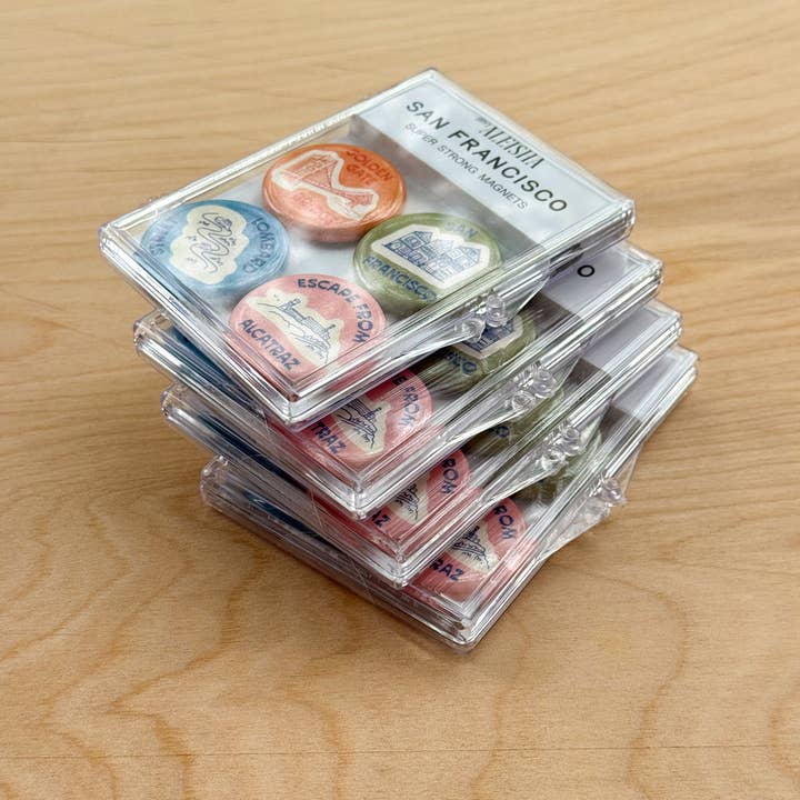 By Aleisha - Wholesale Magnet - San Francisco Icons Magnet Set2