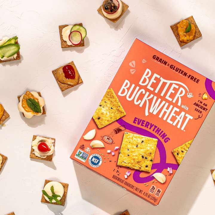 Better with Buckwheat | Maine Crisps - Wholesale Crackers - Everything Crackers | Gluten-Free | Artisanal | Charcuterie11