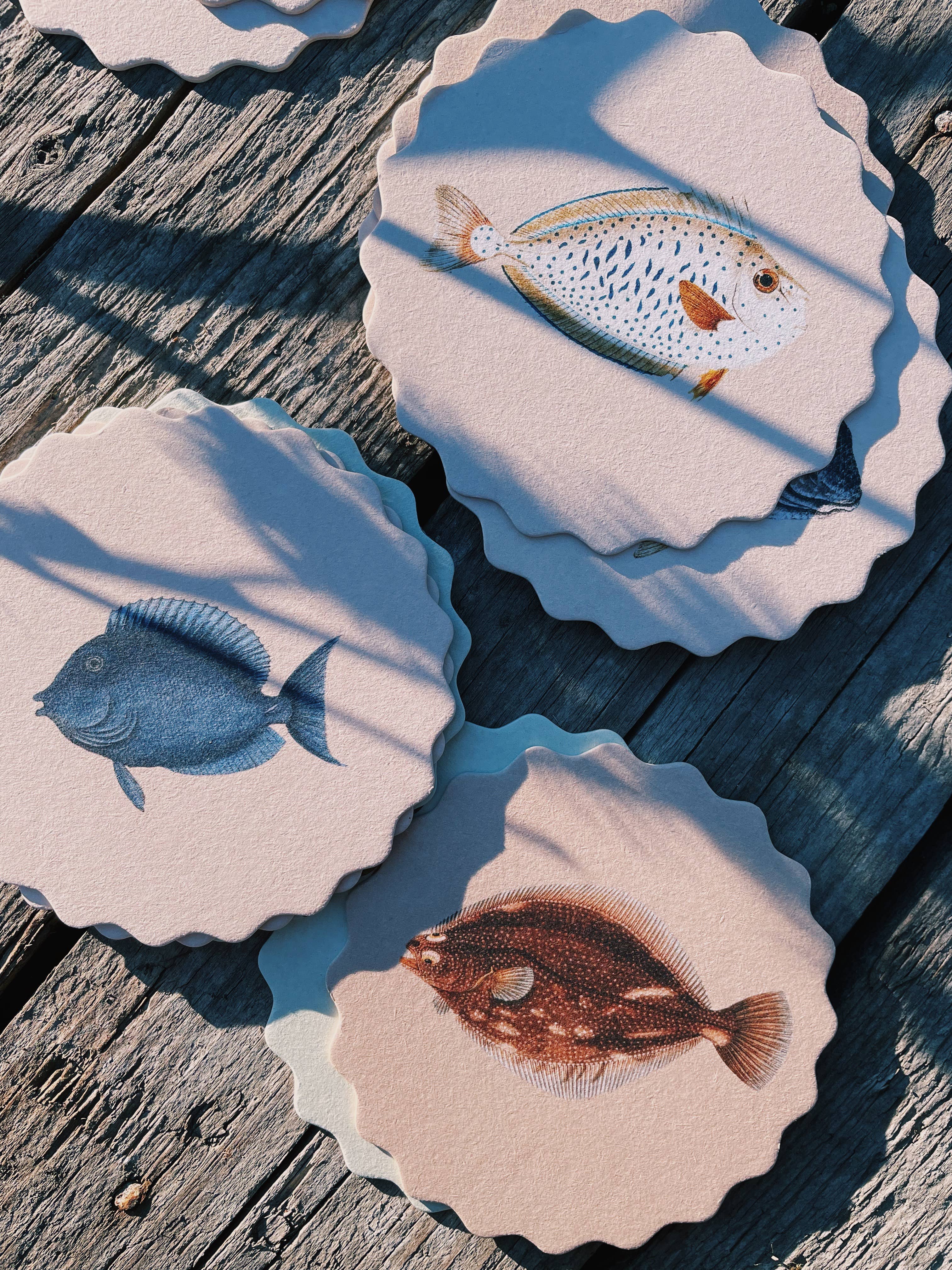 30x40 - Wholesale Coasters - Coaster Set Fish 🐠🐟🐡 5