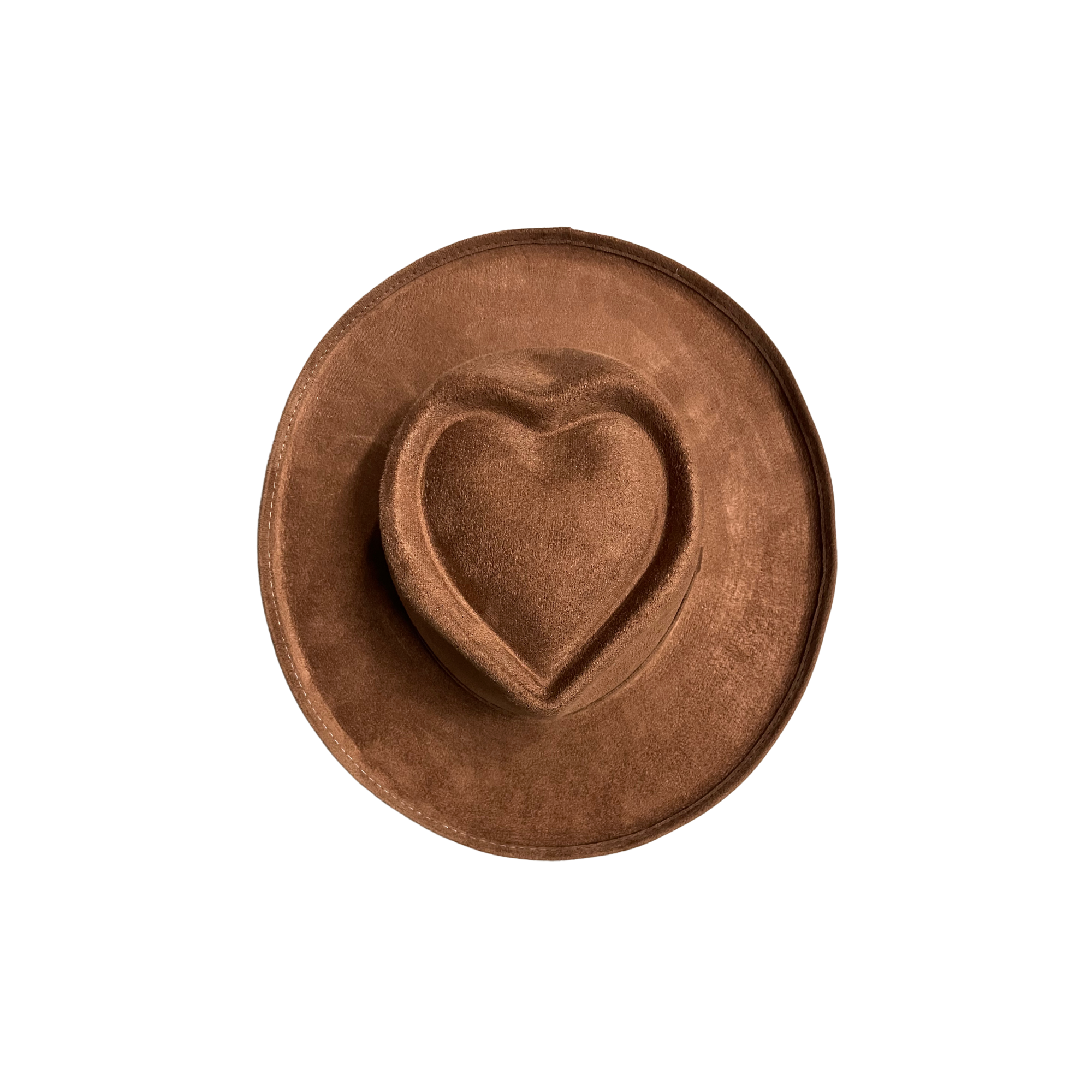 The Modern Cactus Co - Wholesale Fedora - Unisex - Vegan Suede Pencil Curl Brim Sweetheart Crown Fedora Hats7