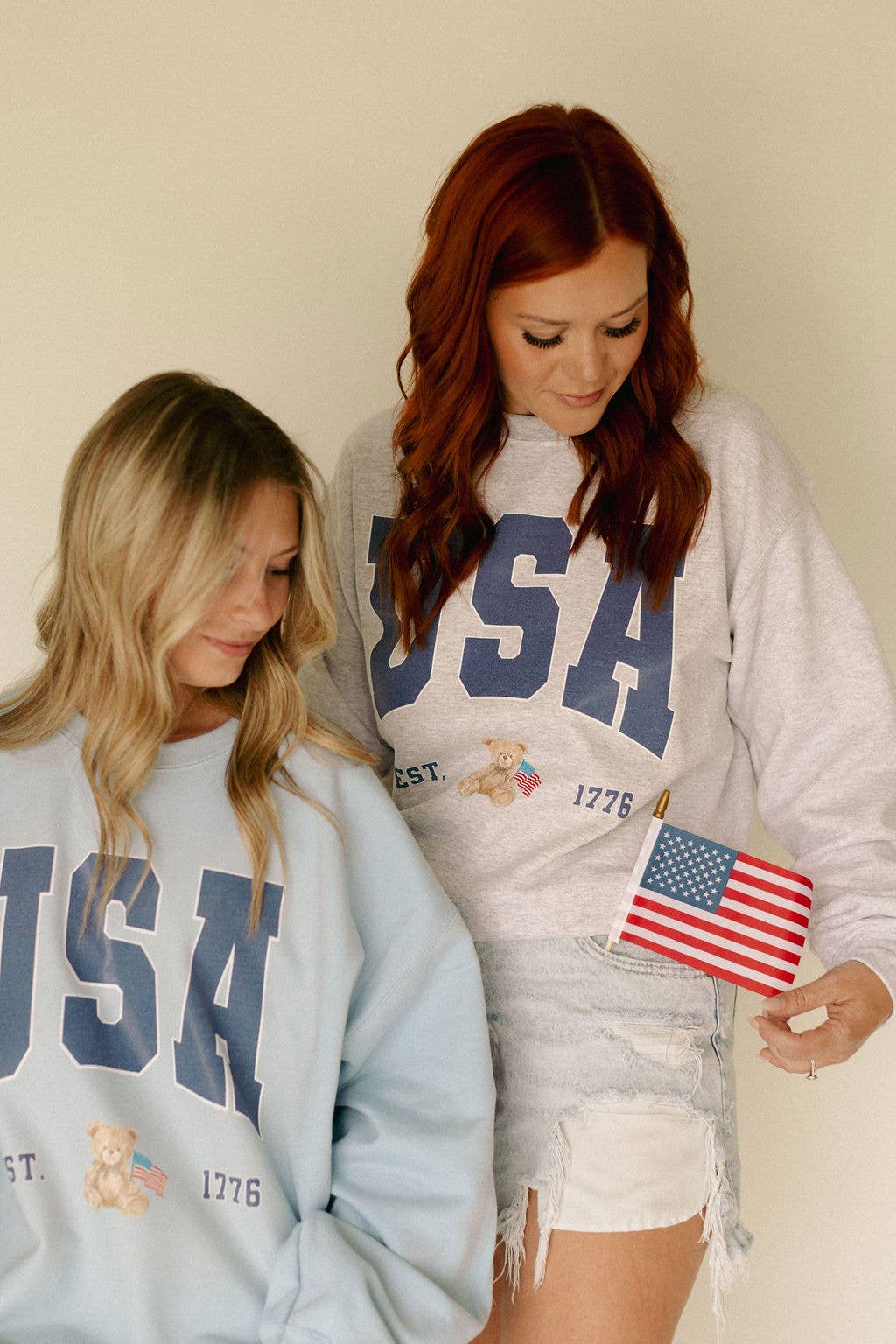 Whitney | Chaudoin Creations - Wholesale Screen Printed T-Shirt - Women's - USA Teddy Bear Graphic Tee1