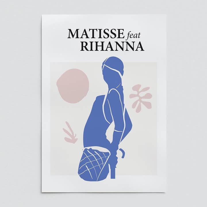 Matisse feat Rihanna kunstdruk voor wholesale door Dikhotomy