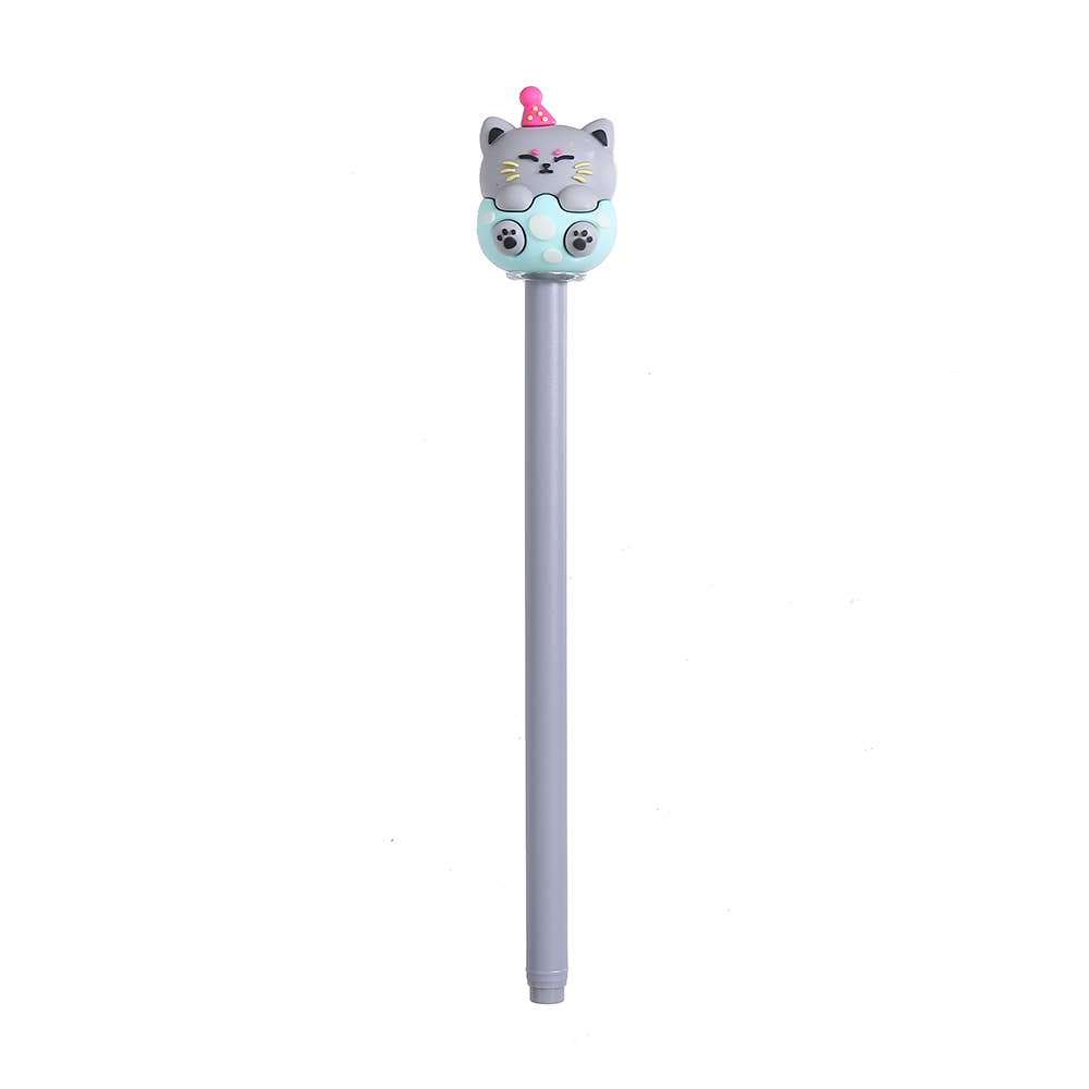 BCmini - Wholesale Pen - 22668 Birthday Animals Gel Pen-3614