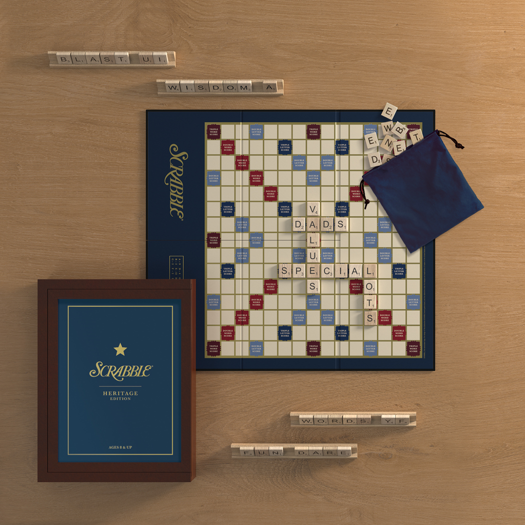Scrabble Deluxe Vintage 2-in-1 Wall Edition by WS Game Company