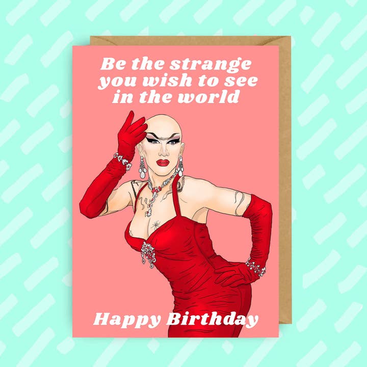The Queer Store - Wholesale Birthday Card - Sasha Velour Birthday Card | RuPaul Drag's Race