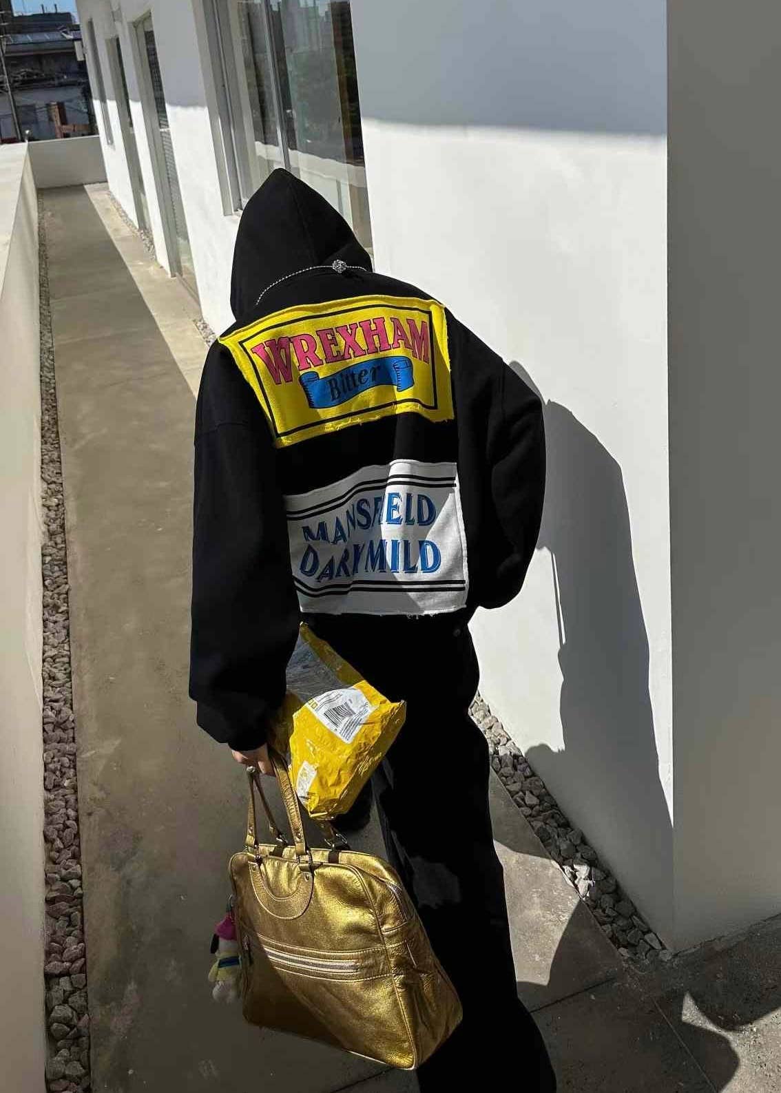 Chilli Girl Collection - Vente Sweat à capuche – femme - Sweat à capuche oversize avec lettres appliquées9