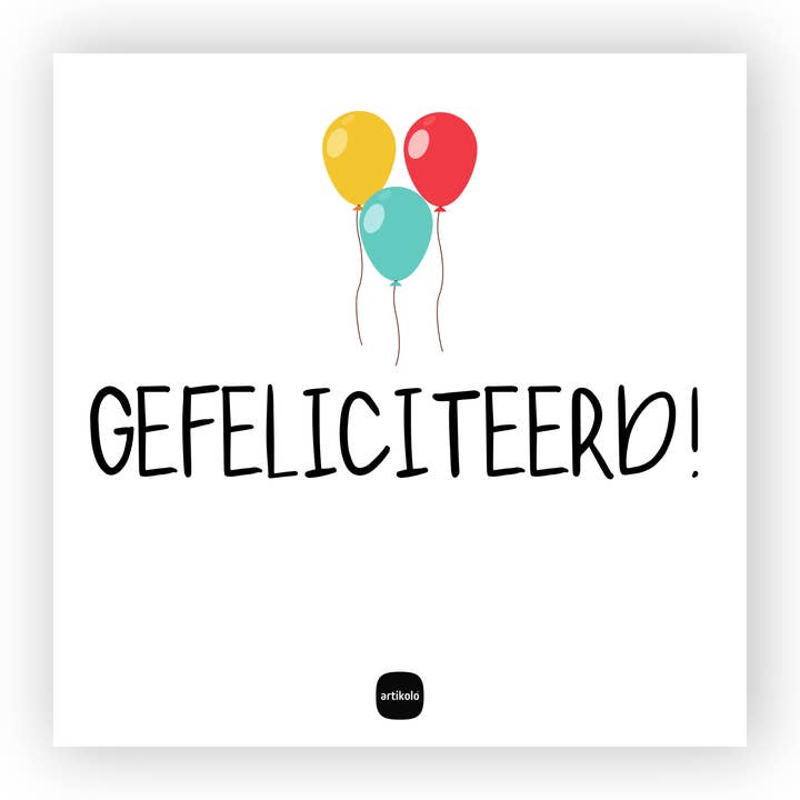 Greetingz Decocard - Congratulations for wholesale by Artikolo