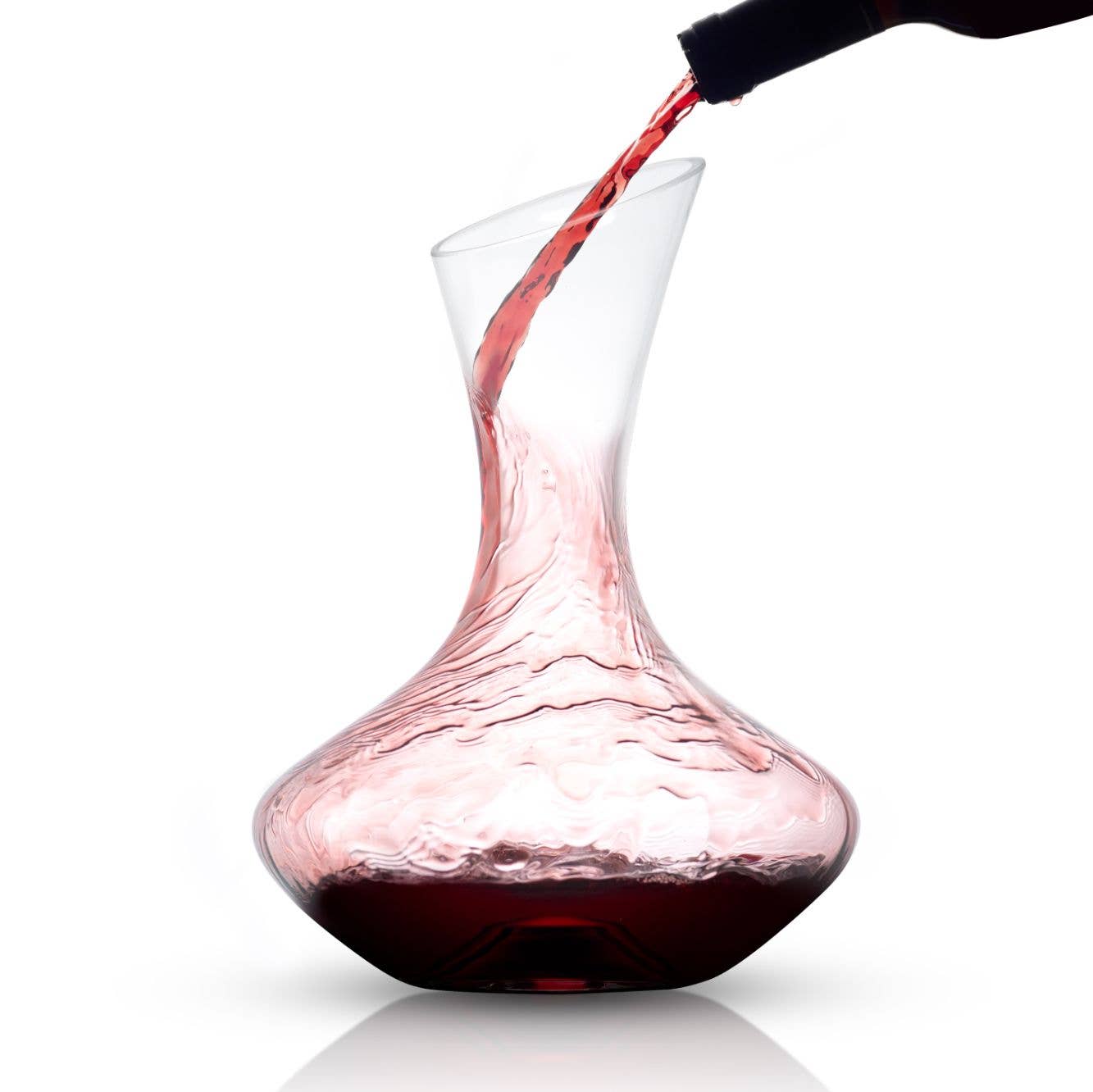 JoyJolt - Wholesale Decanter - Lancia Crystal Wine Decanter, 40 Oz