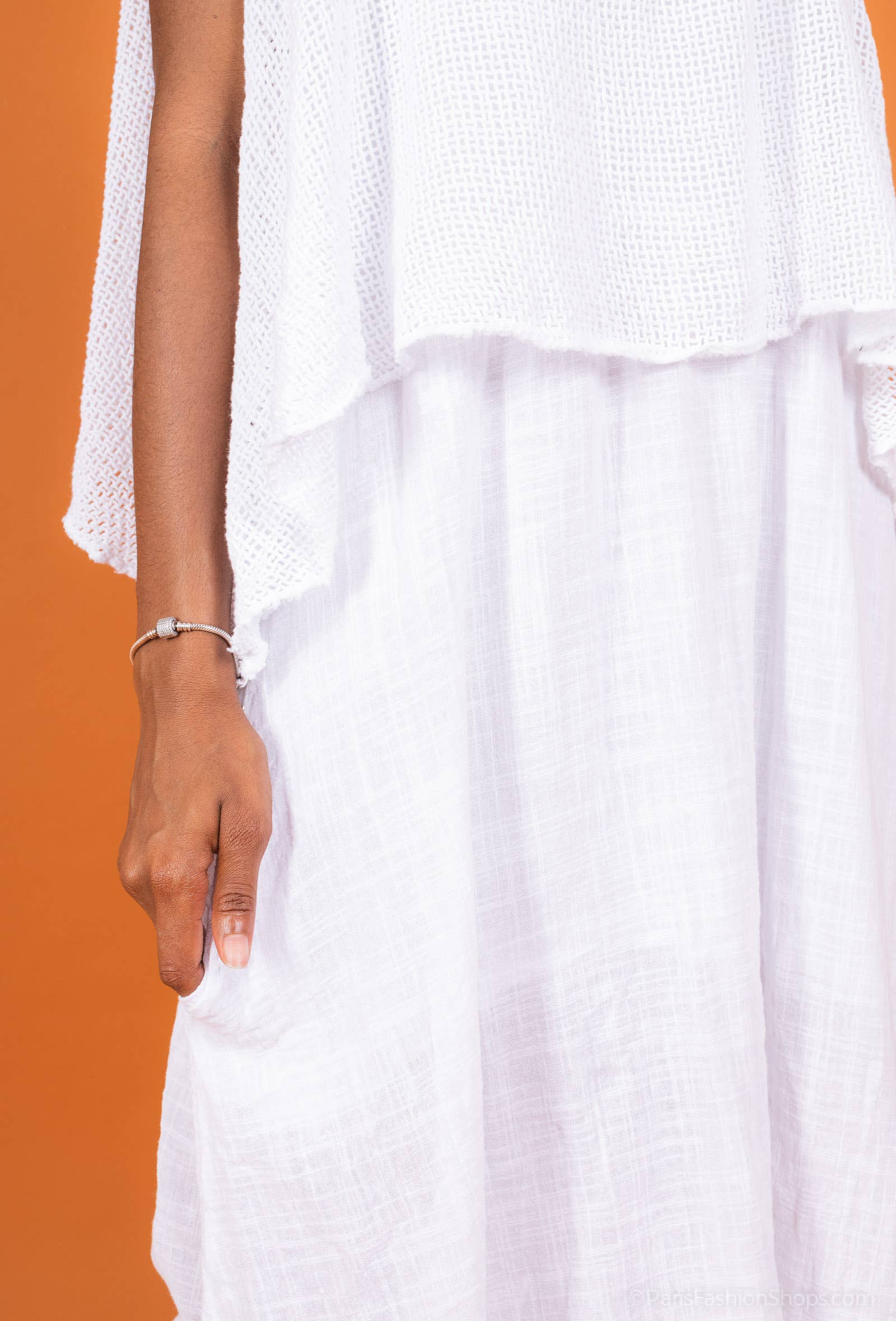 Shyloh – Engroshandel Kjole - Dame – Kjole i to materialer af bomuld 3049614