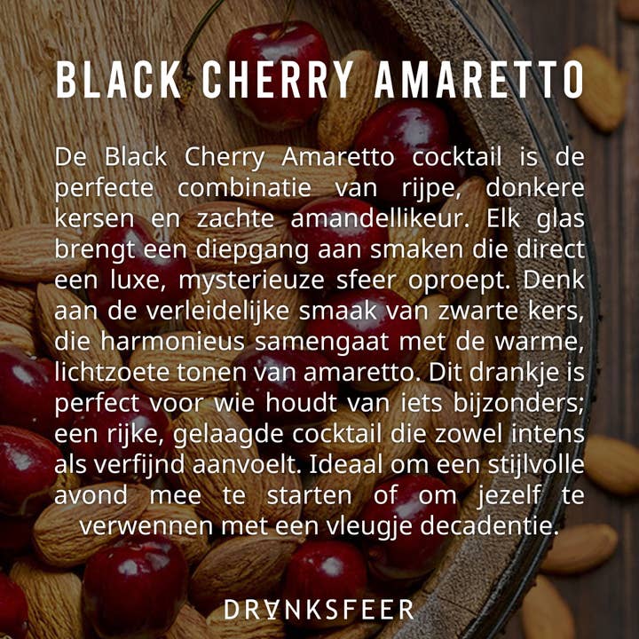 Dranksfeer - Wholesale Wax Melt - Black Cherry Amaretto – Wax Melts1