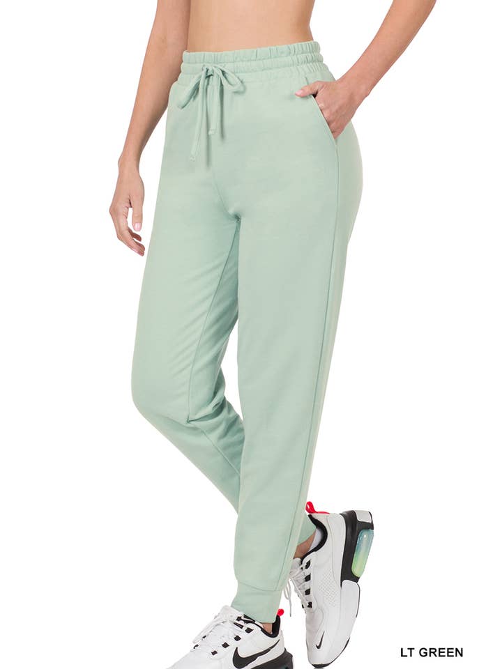 42POPS - Wholesale Athletic Sweatpants/Joggers - Women's - ",.....SI-18676 FRENCH TERRY JOGGER PANTS WITH SIDE POCKETS14