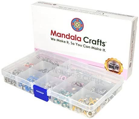 Wholesale Mandala Crafts Colored Metal Grommet Eyelet Kit with
