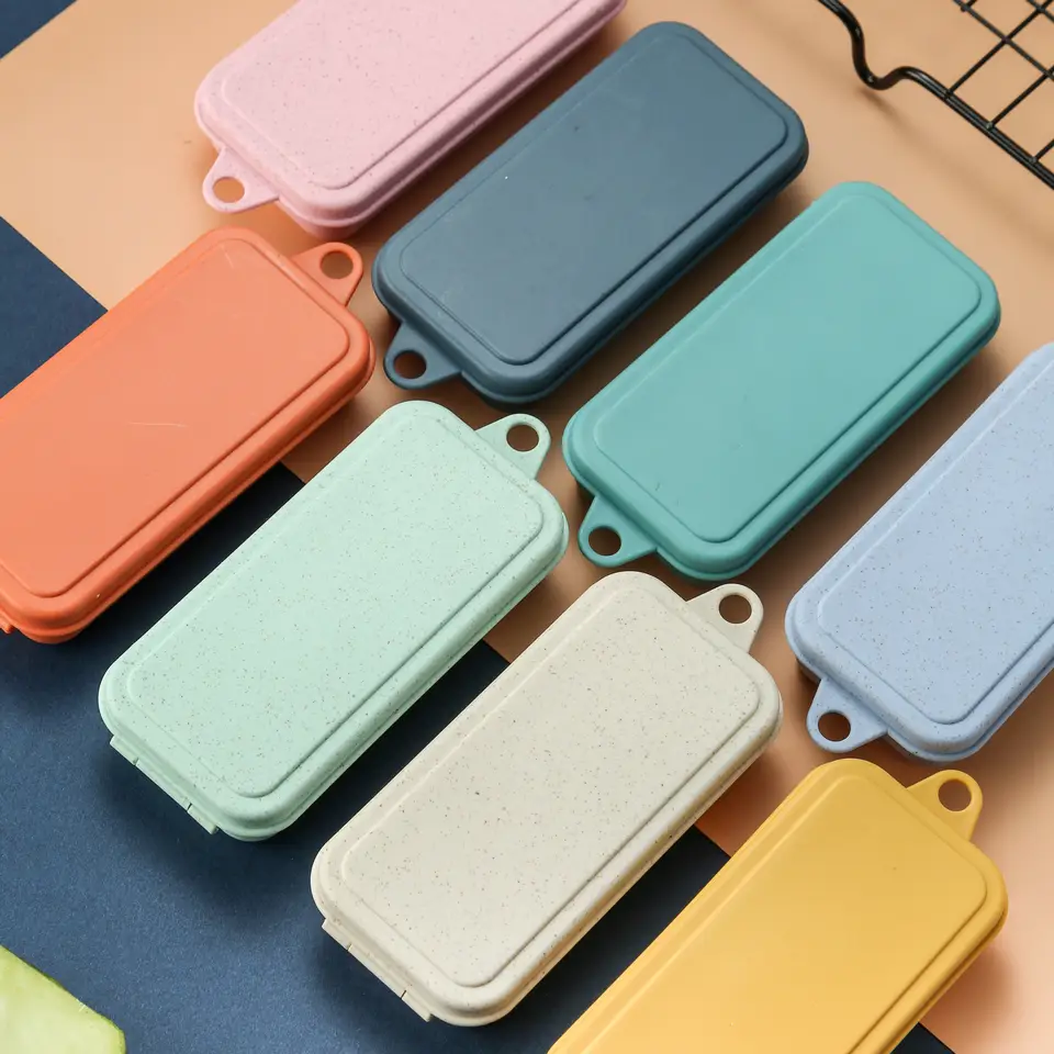 Sostraw & SmartThings – wholesale Blandat bestickset – Avtagbart och bärbart bestickset med fodral7