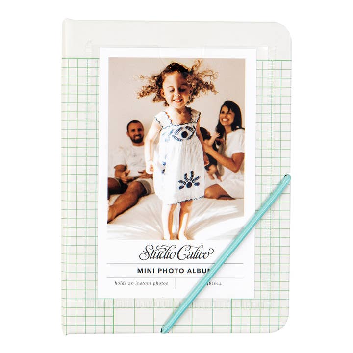 Green Ledger Mini Photo Album for wholesale by Studio Calico