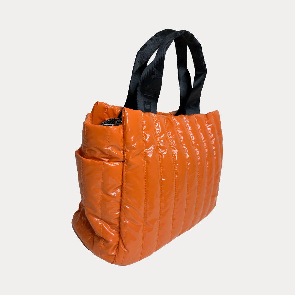 AHDORNED – wholesale Tote bag – Women's – Rosie Quilted Tote w/Black Resin Chain & 2" Adjustable Solid7