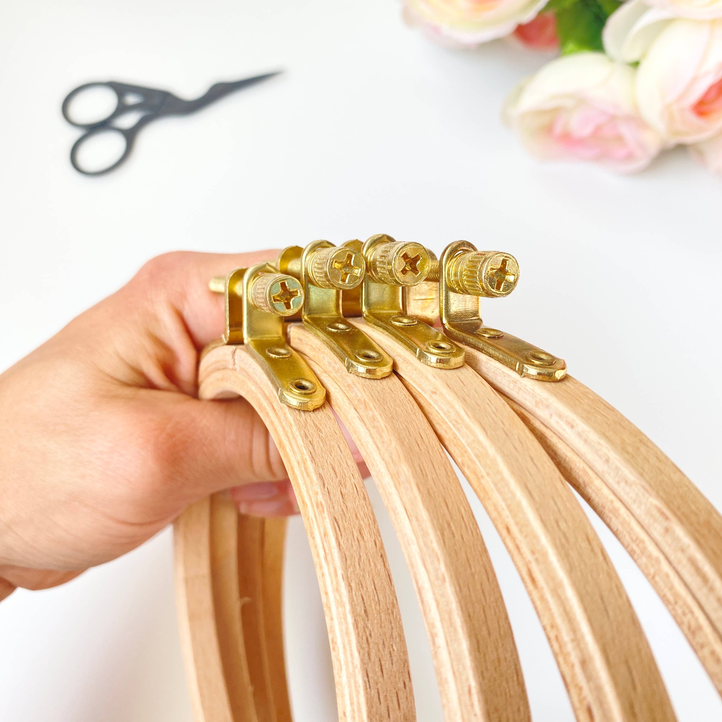 Eight22Crafts - Wholesale Embroidery/Cross Stitch Supplies - Beechwood Embroidery Hoops,  Cross Stitch Hoop Frames2