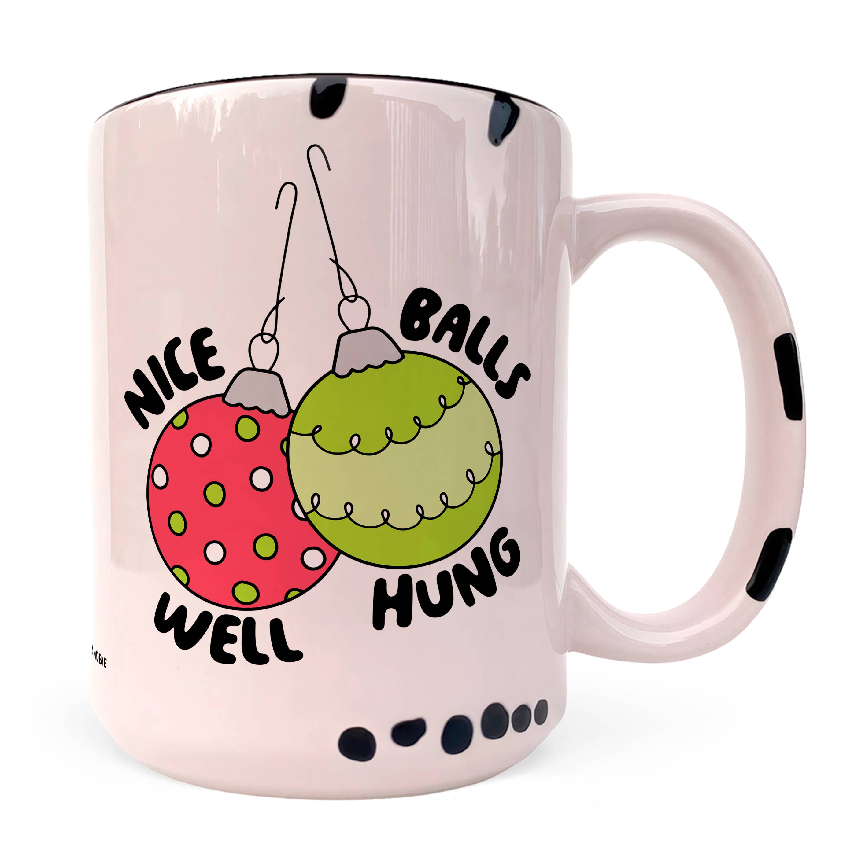 coco+bie designs - Wholesale Koffiemok - Grappige Kerstmok – Mooie Ballen Goed Opgehangen Ornamentontwerp4