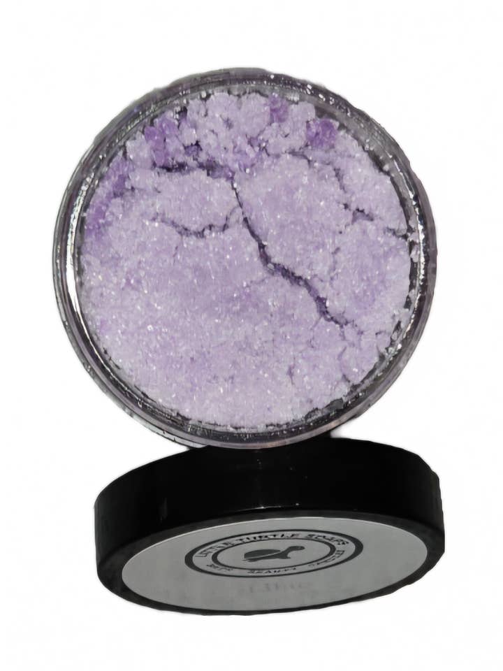 Lilac Goats Milk Sugar Scrub for wholesale by Little Turtle Soaps