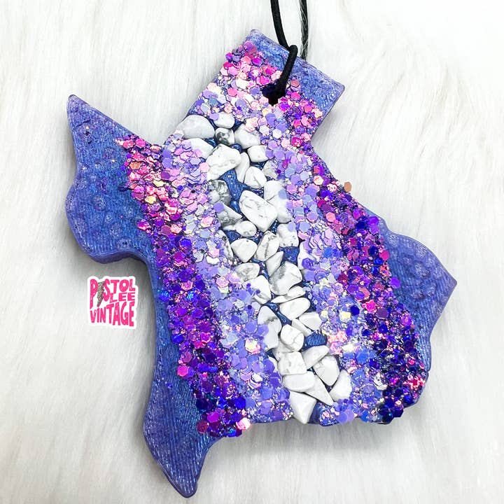 Texas Geode Freshie for wholesale by Pistol Lee Vintage