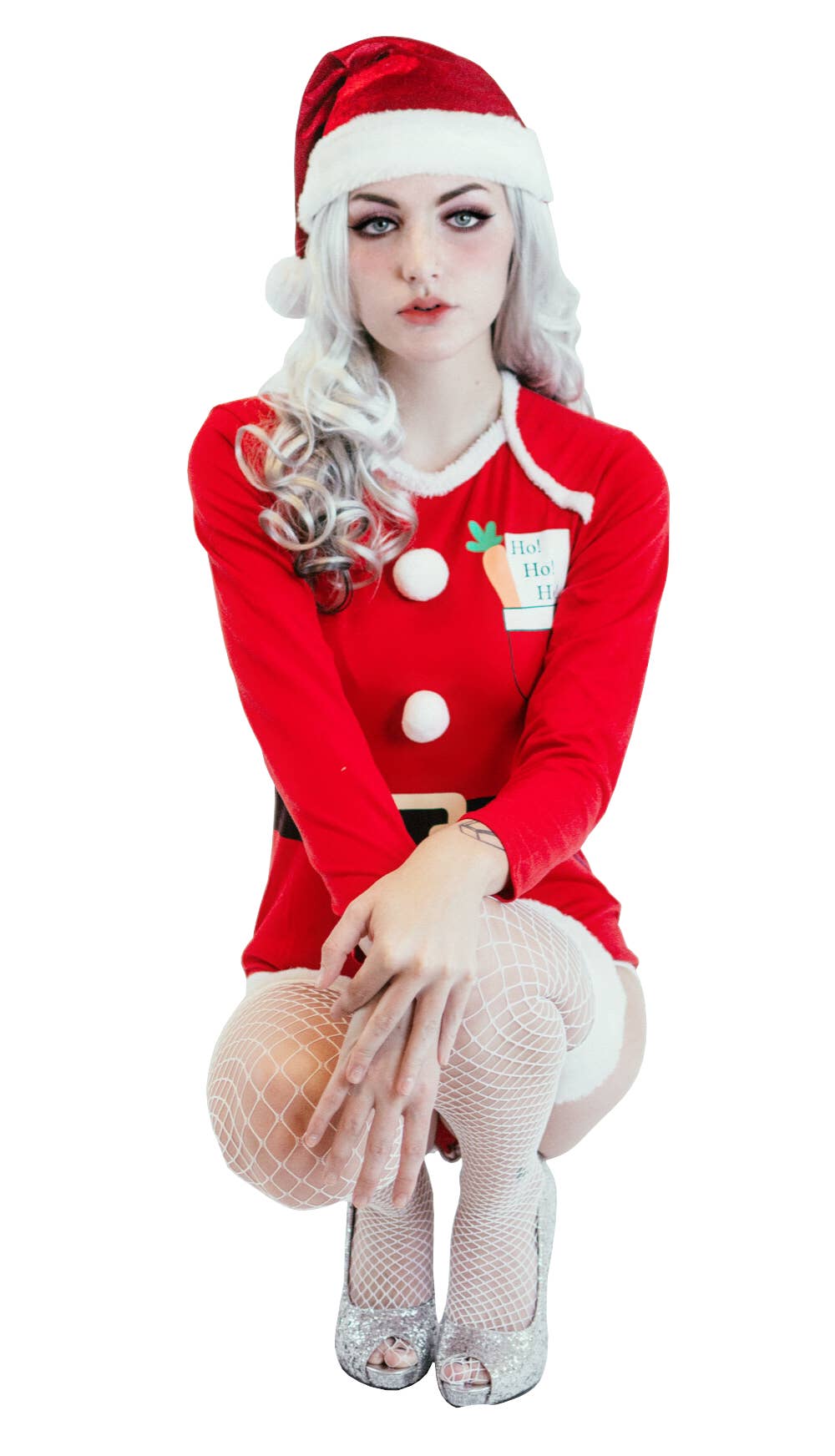 Envy Body Shop - Venta al por mayor Disfraz - Mujer - Disfraz de Papá Noel de Navidad para adultos, bonito disfraz de fiesta de Halloween5