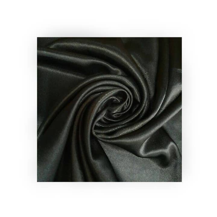 Crepe Back Satin, Bottle Green for wholesale by City Fabrics