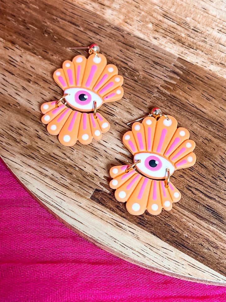 Evil Eye Dangles for wholesale by Mark Alexander Clay Co