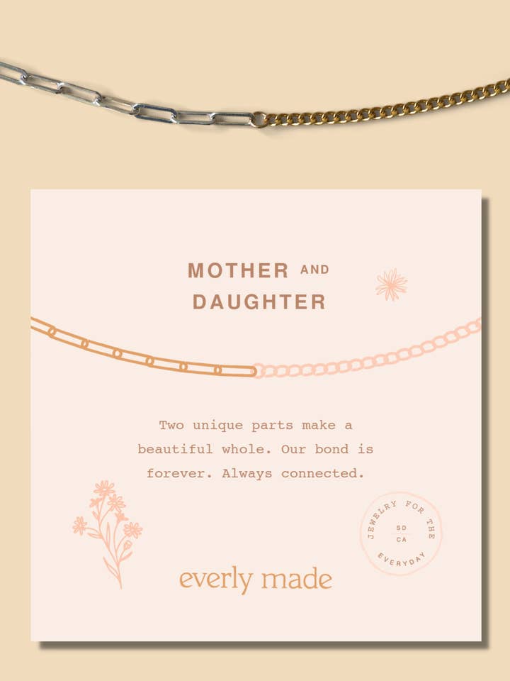 Curterra Necklace • Mother & Daughter for wholesale by Everly Made