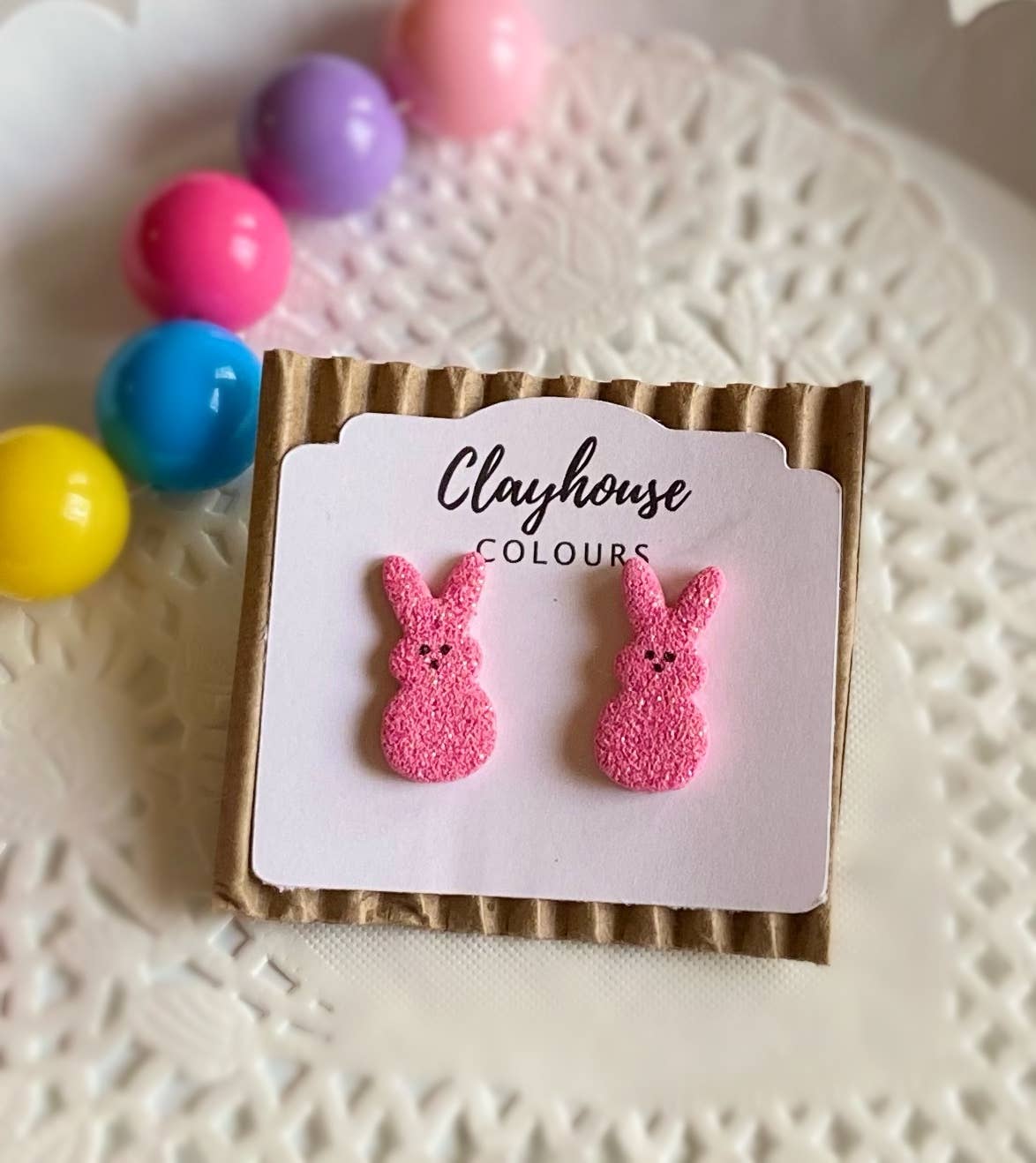 Clayhouse Colours - Vente Clous d'oreille - Peeps Studs | Boucles d'oreilles de Pâques0