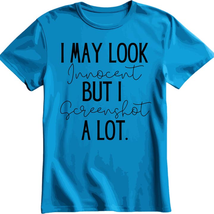 Puedo parecer inocente, pero hago MUCHAS capturas de pantalla para venta al por mayor de Cussin Sisters