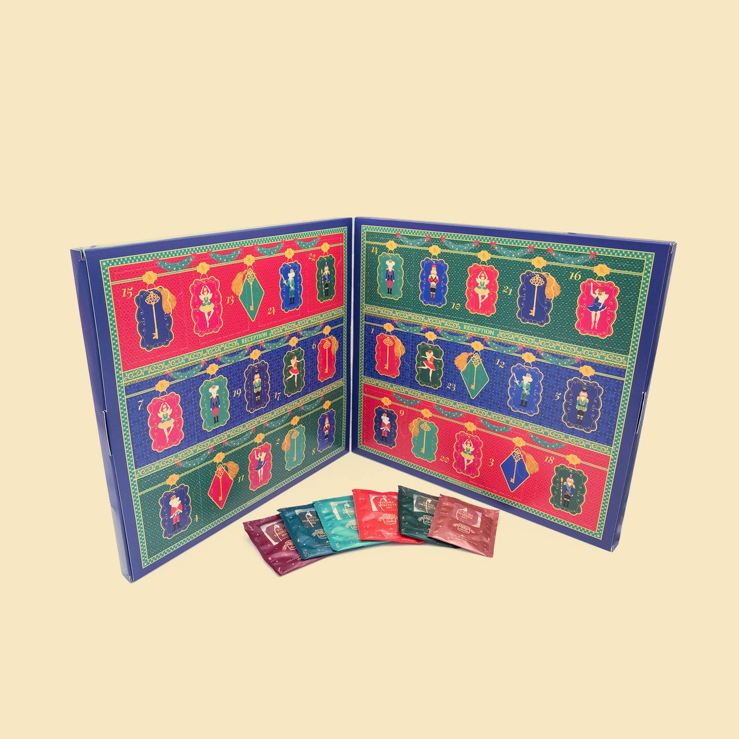 PROVENCE D'ANTAN - Wholesale Health/Detox Tea - Nutcracker Advent Calendar – 24 Organic Teas & Herbal Teas*1