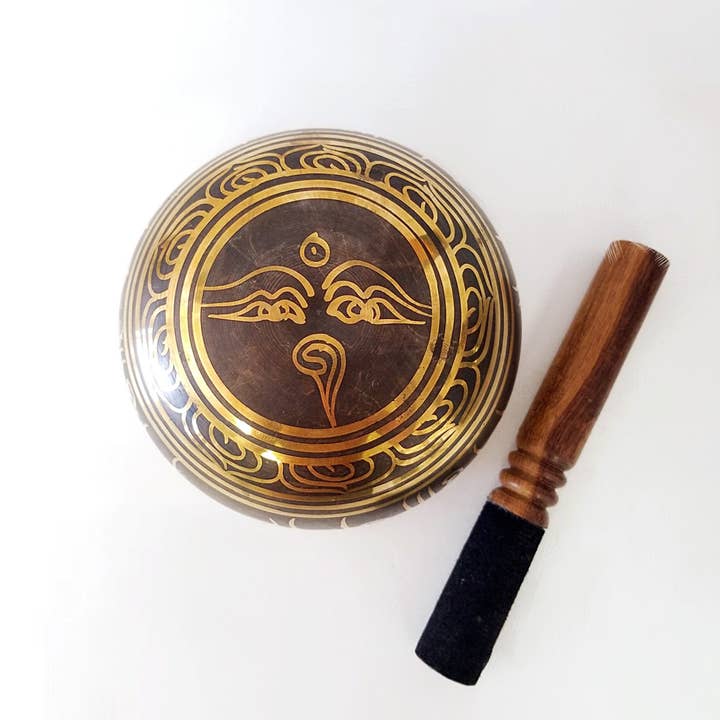 Yak & Yeti - Wholesale Meditation Supplies - Tibetan Om Singing Bowl1