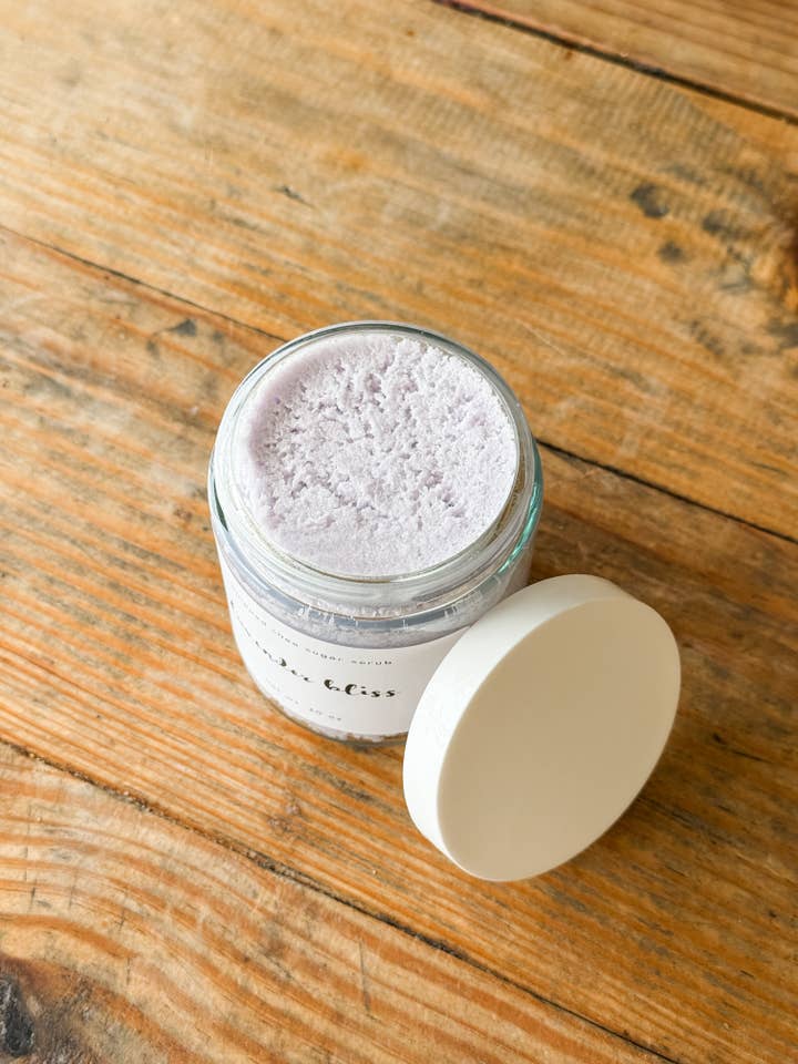 Lavender Bliss Foaming Sugar Scrub | Lavender & Vanilla for wholesale by Aspen Essence