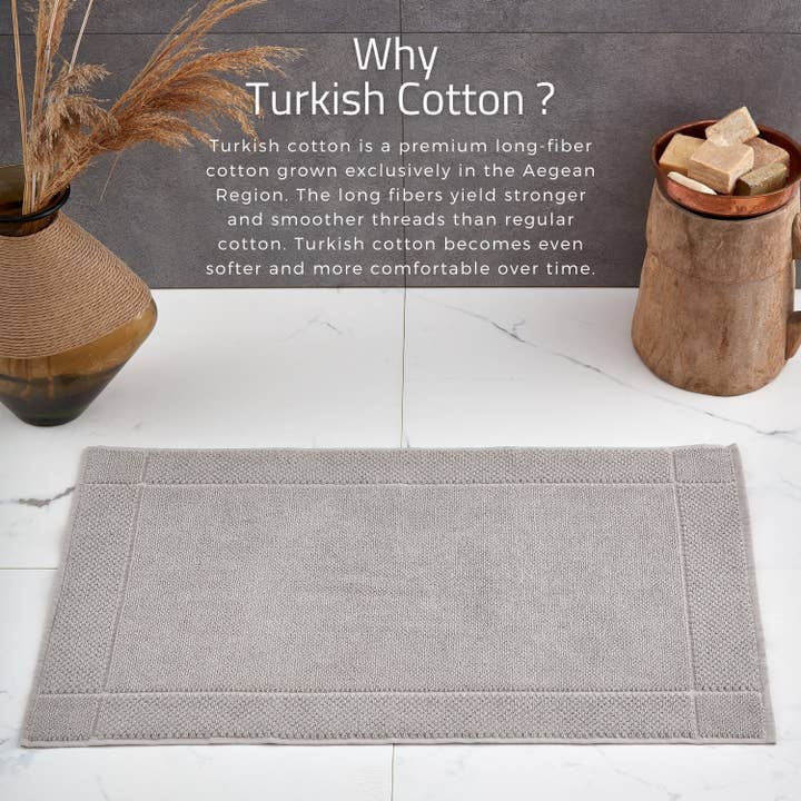 La Hammam - Wholesale Bath Mat - Bath Mat 900 GSM Machine Washable 20x34 Inches