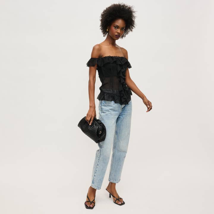 Urban Expressions - Wholesale Clutch Bag - Women's - Tate Woven Frame Clutch