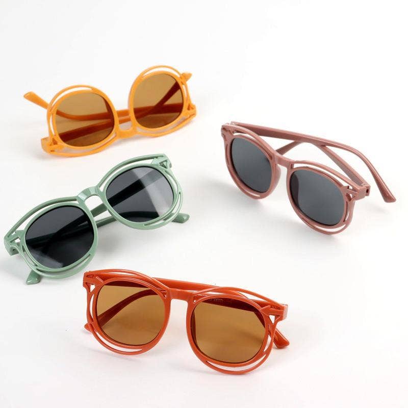 KiddieKickz – wholesale Solglasögon/glasögon - Barn – barn solglasögon runda ram anti ultraviolett solskydd glasögon9